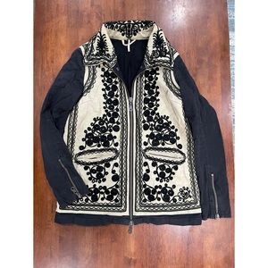 Free people embroidered coat